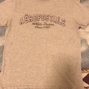 Grey Aeropostale shirt, it’s a medium.